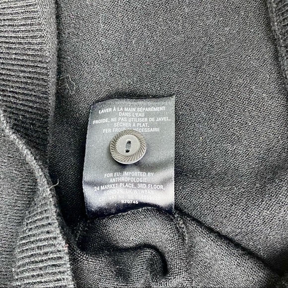 Anthropologie Sparrow Retro Scalloped Knit Cardigan EUC - Picture 8 of 10